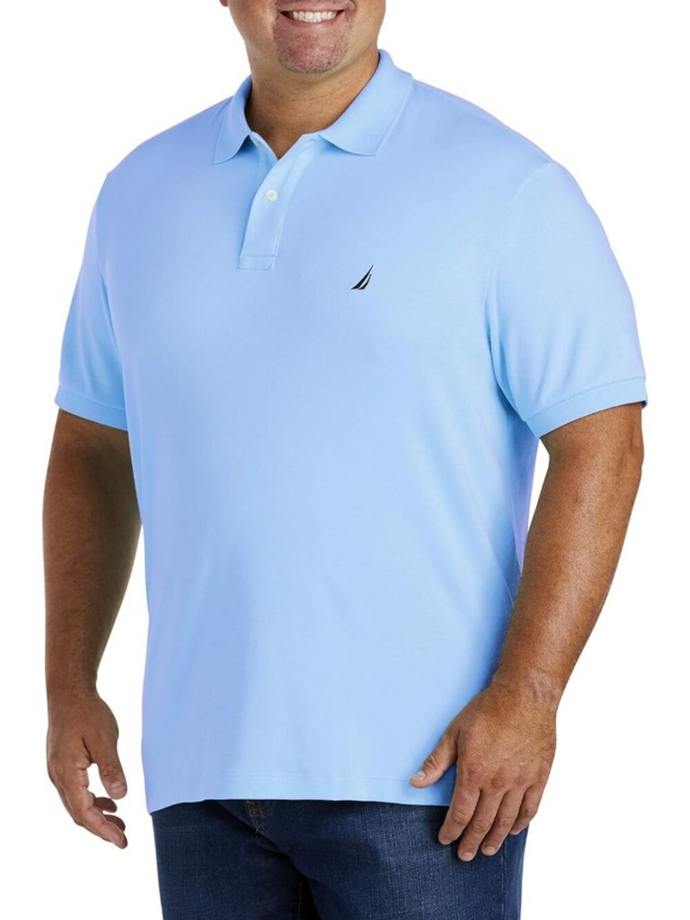 Nautica Men's Performance Pique Polo Shirt